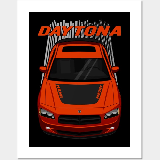 Charger Daytona 2006 - 2009 - Orange Wall Art by V8social